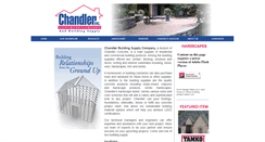 Desktop Screenshot of chandlerbuildingsupply.com